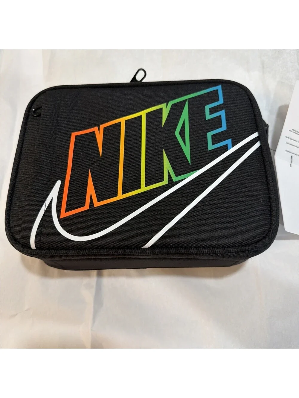 Nike Futura Fuel Lunch Pack Box Black Multi Rainbow AOP Insulated 9A2744-W6U